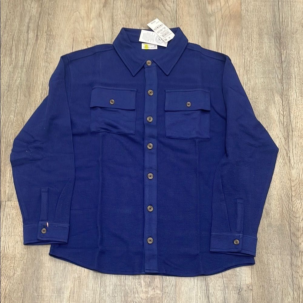 Epic Threads Blue Button Down Jacket